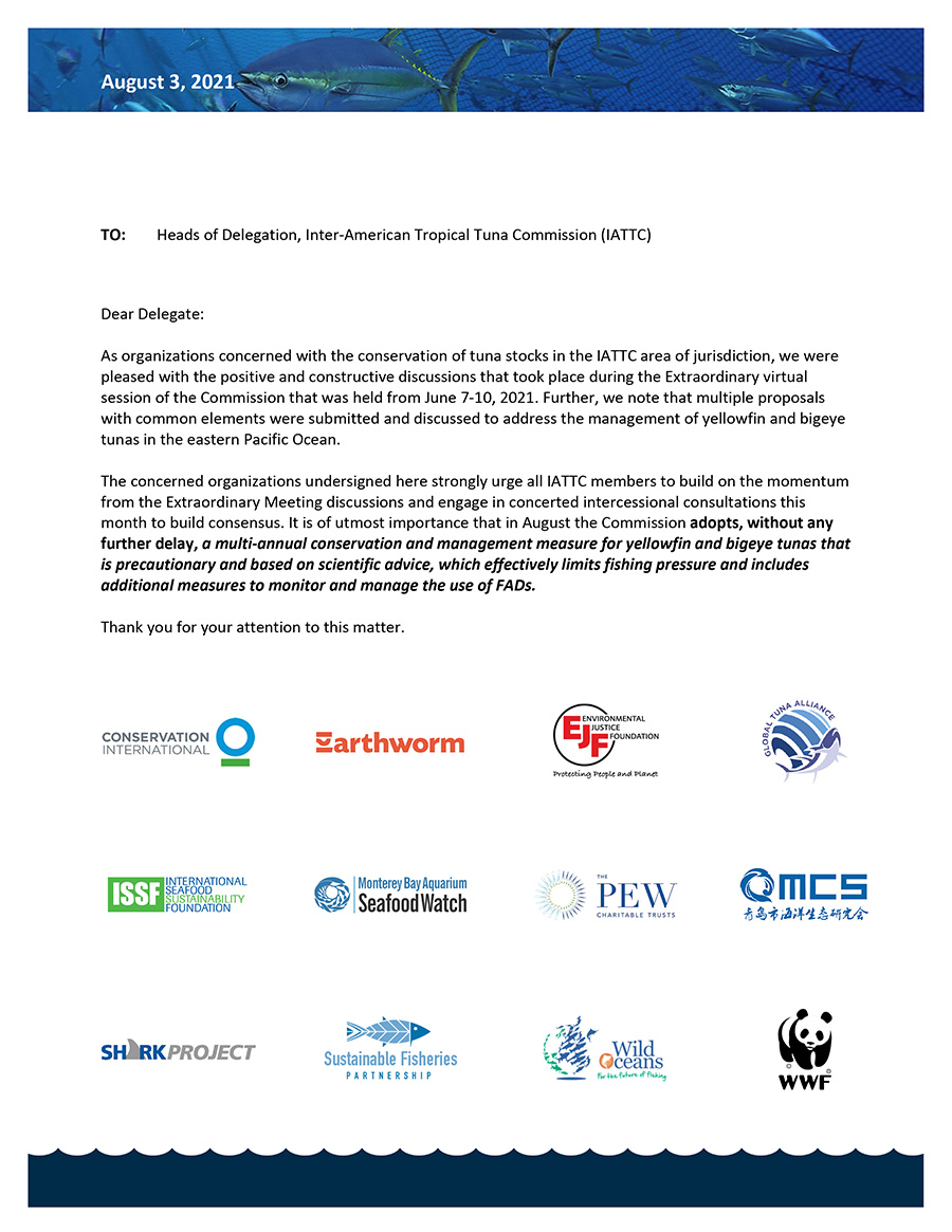 IATTC August 2021 NGO